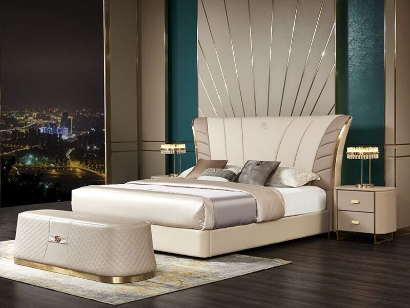 Giường Ngủ Kích Thước Lớn 2M GIQF809-20