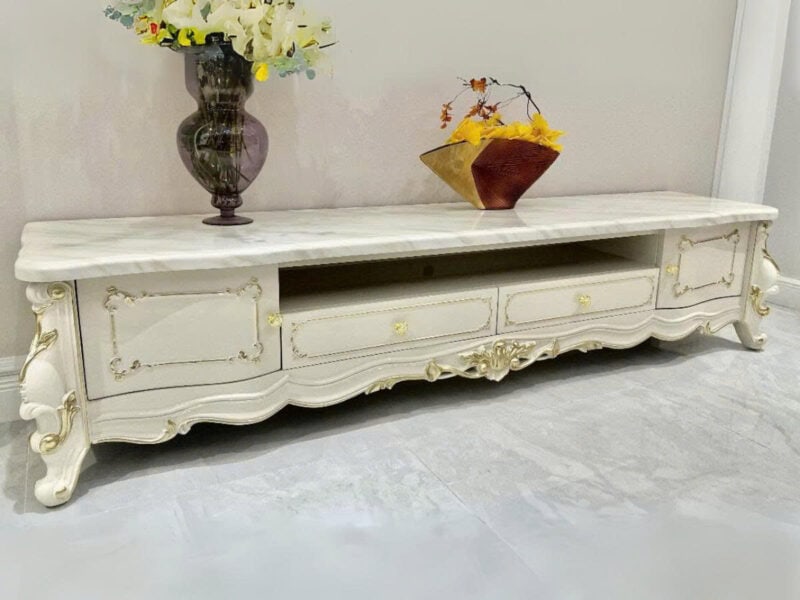 Kệ Tivi Tân Cổ Điển Mặt Đá KTA20-22