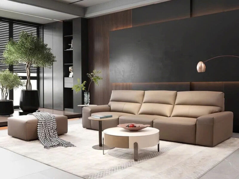 Sofa Băng Nhập Khẩu Kèm Đôn SF8133