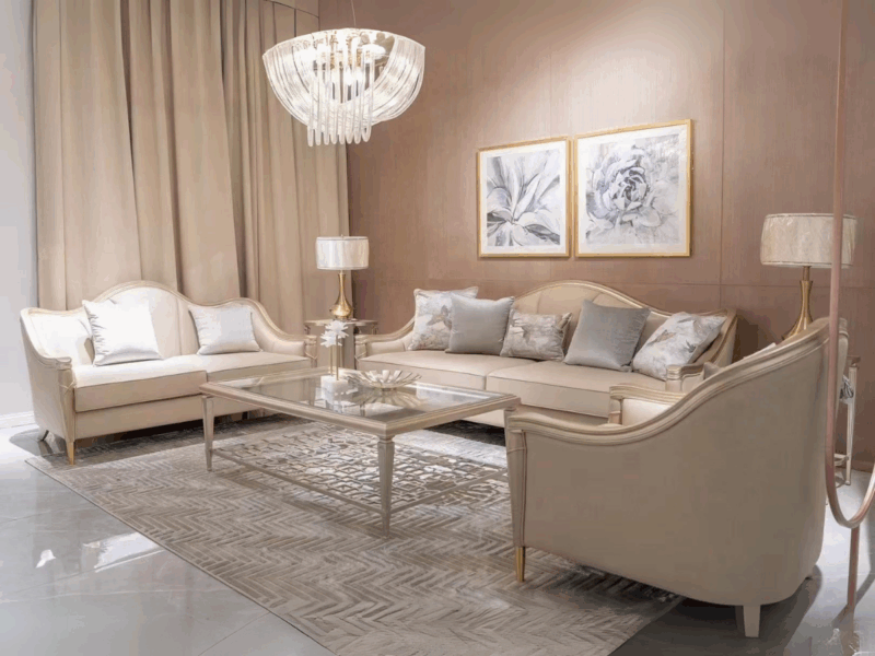 Sofa Tân Cổ Điển Sang Trọng SBM229-123