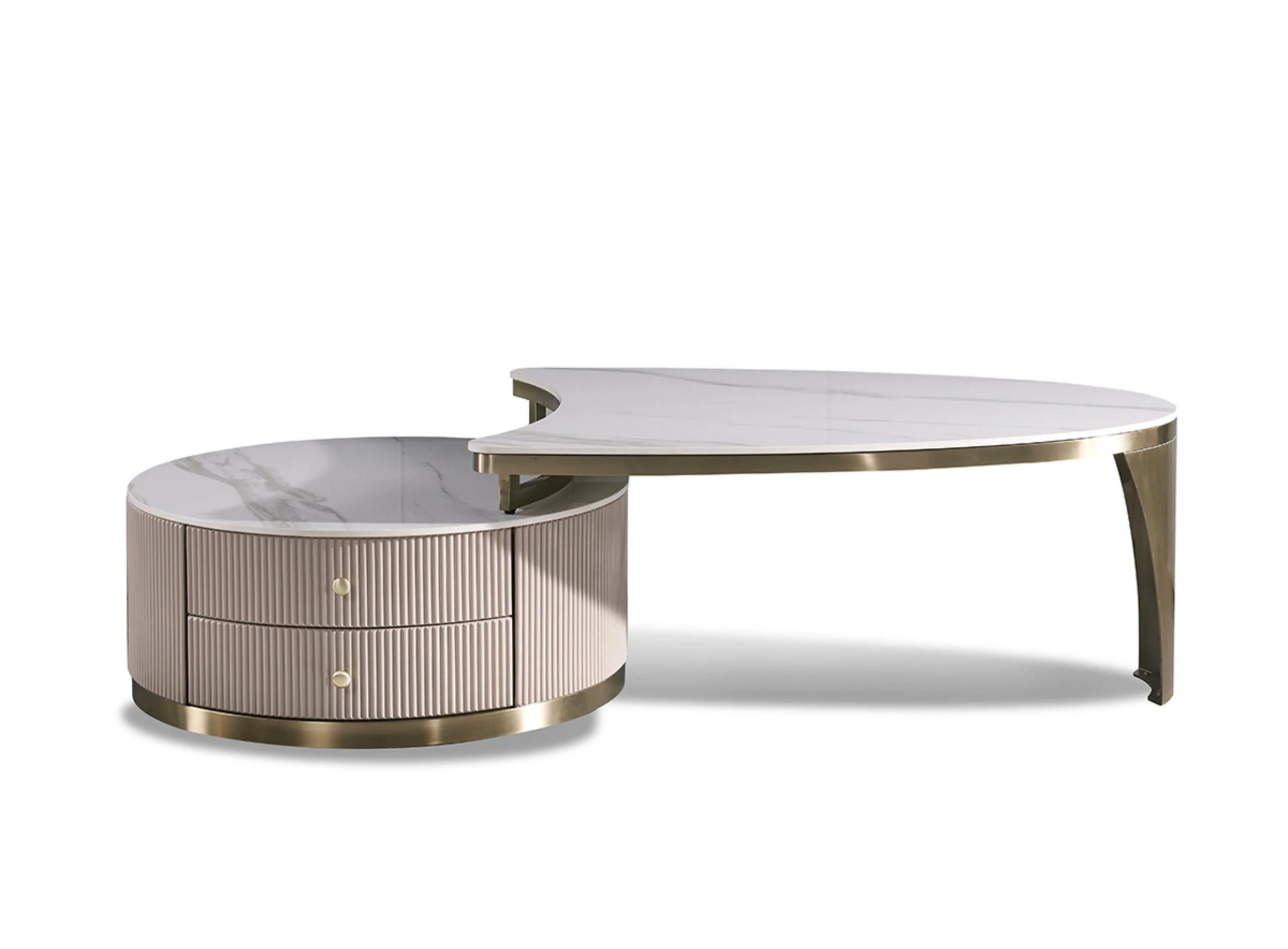 Bàn trà mặt đá luxury BT8809