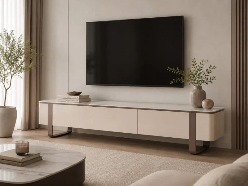 Kệ Tivi CIELO - Kệ Tivi Mặt Đá Hiện Đại KTKD8221-20