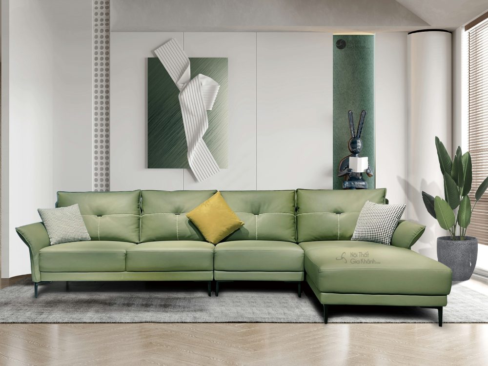 bo sofa da chu l 3 bang goc trai sf516