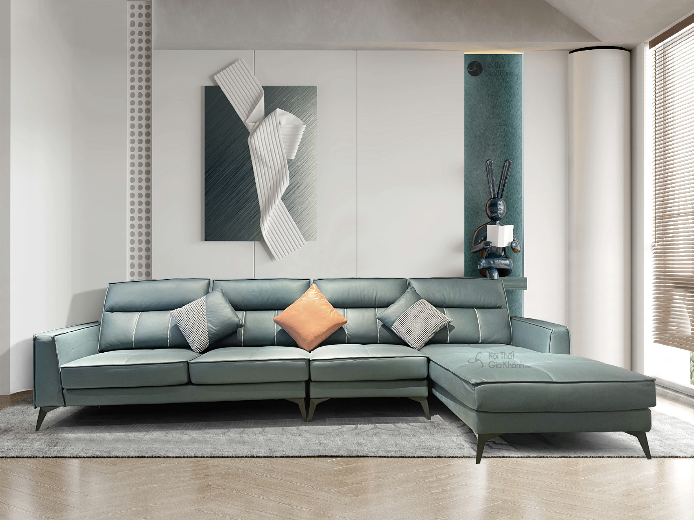 Bộ Sofa Vải Hiện Đại 3 Băng Góc Trái SF-501A