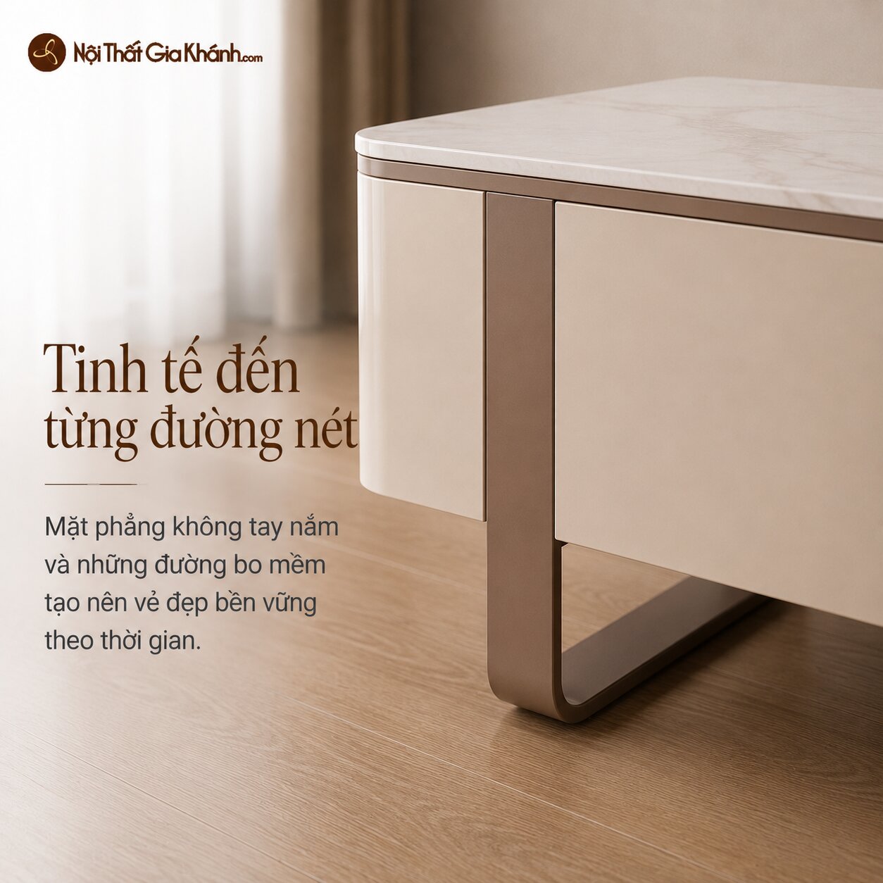 Kệ Tivi CIELO – Kệ Tivi Mặt Đá Hiện Đại KTKD8221-20 