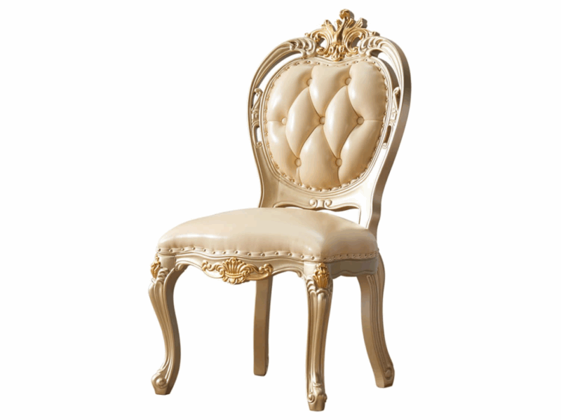 Ghế Ăn Bọc Da Tân Cổ Điển GAC88-NT