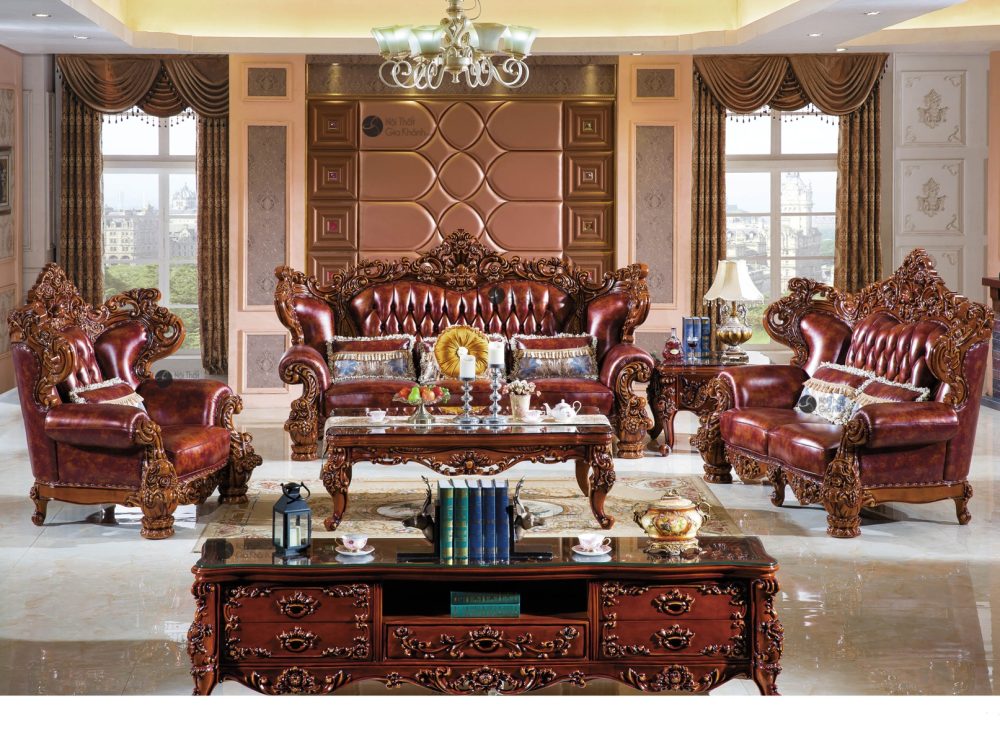 bo sofa co dien go soi nhap khau bh8126