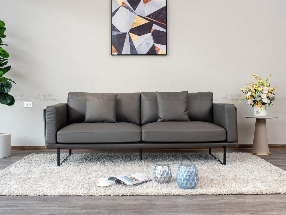 Sofa màu đen nét đẹp truyền thống nhưng vẫn đầy nổi bật