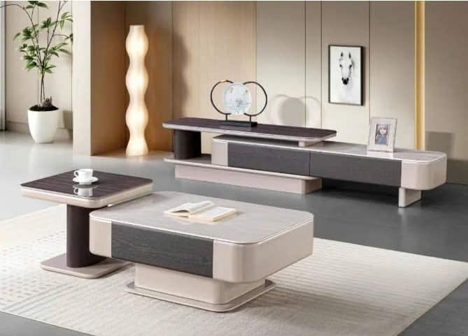 Bàn Trà Kệ Tivi Mặt Kính Nhập Khẩu 505
