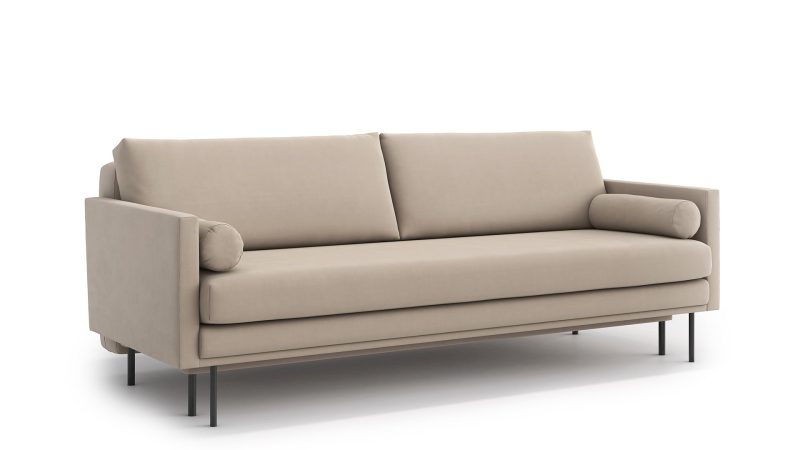 Sofa Băng Bọc Vải Phong Cách Century Cho Phòng Khách SF-563