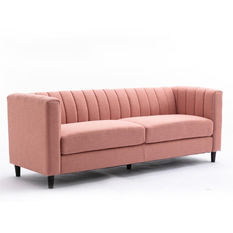 Sofa Bọc Vải Dáng Băng Tựa Tay Cao Cho Phòng Khách SF-602