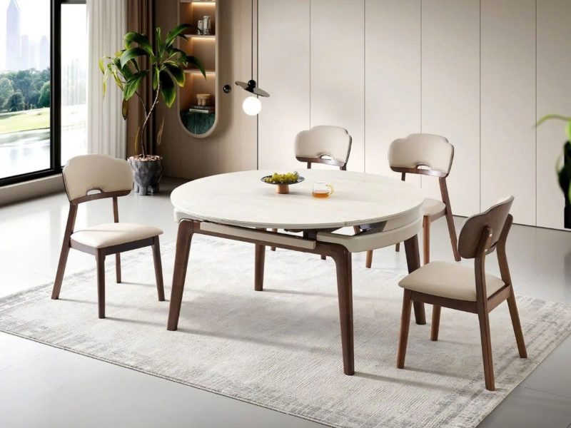 Bộ Bàn Ăn Thông Minh Mặt Đá 1M3 BAZB170-13