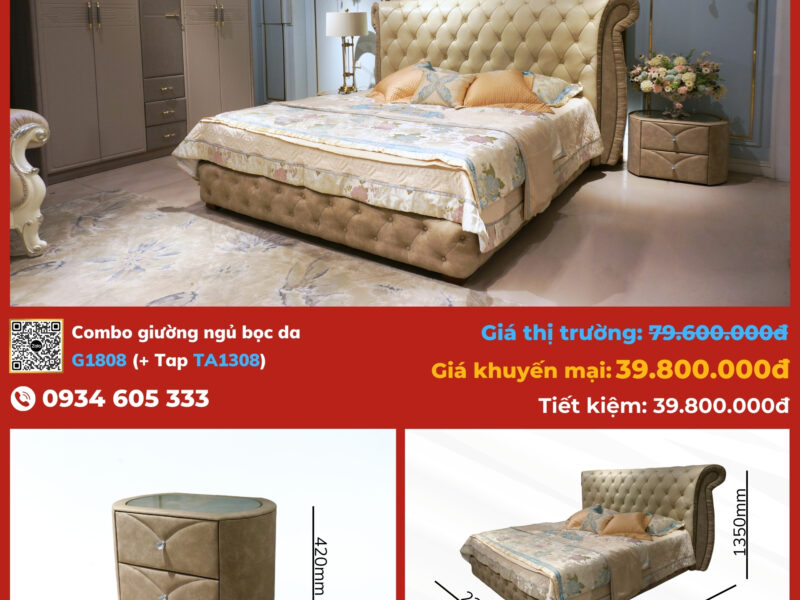 Combo Bộ Phòng Ngủ G1808