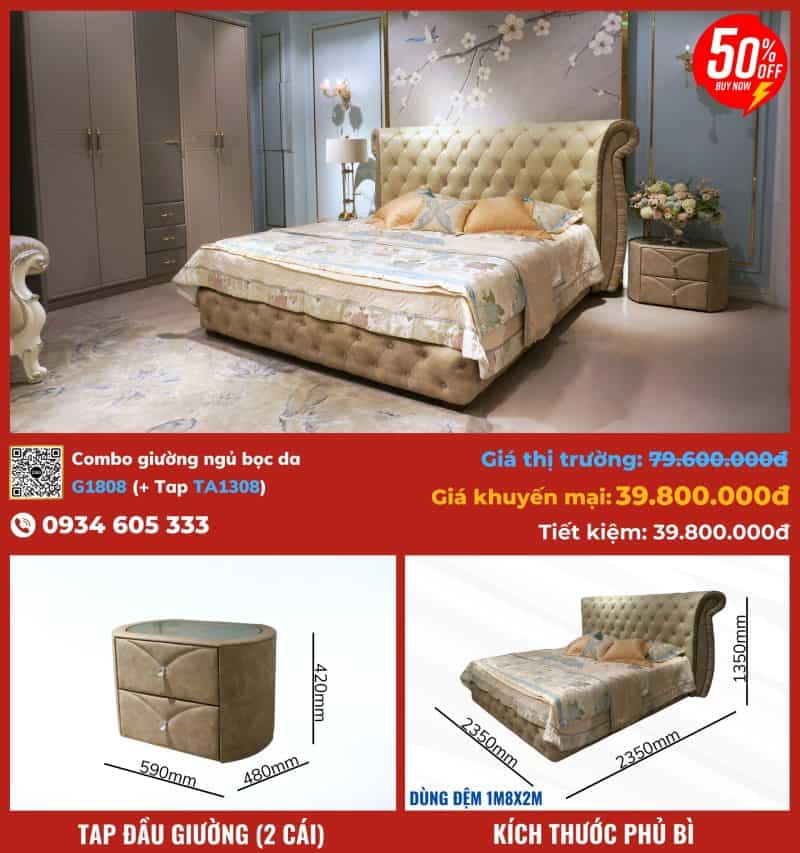 Combo Bộ Phòng Ngủ G1808