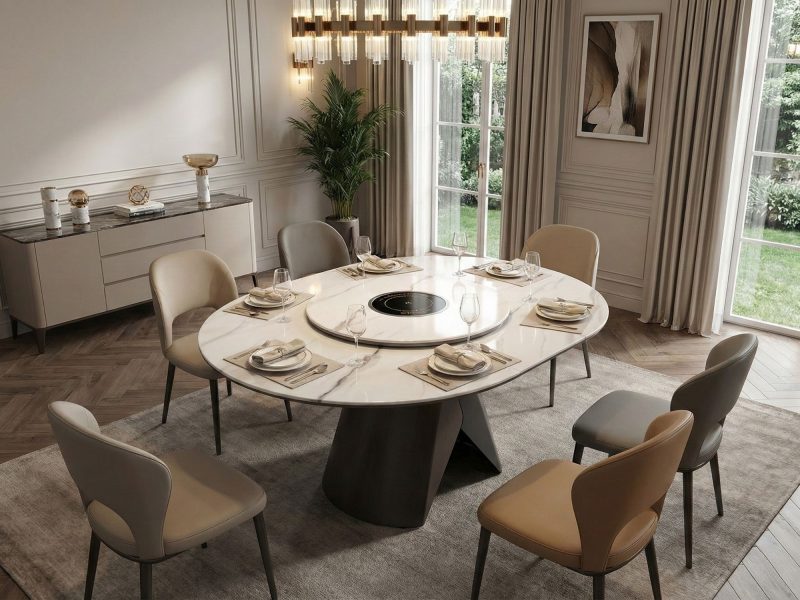 Bàn Ăn Đa Năng Có Bếp Từ BA598