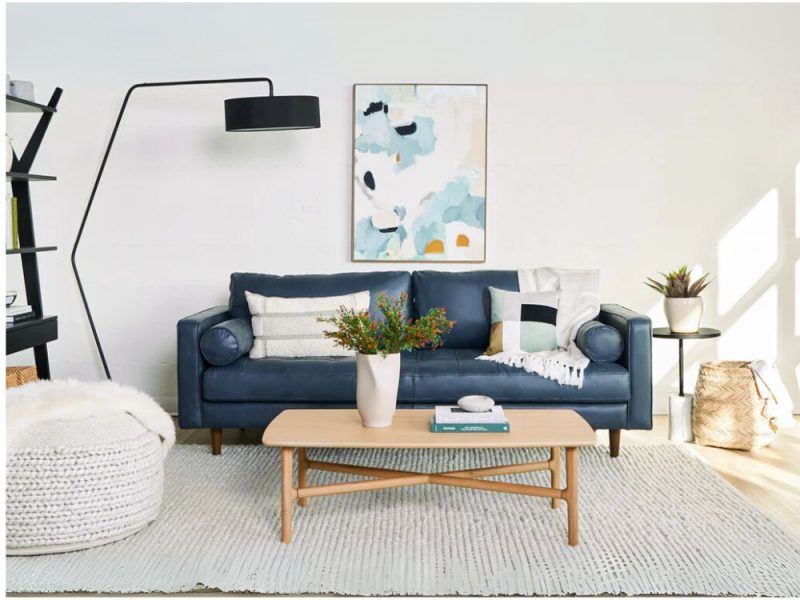 Sofa Băng Bọc Da Đẳng Cấp Cho Phòng Khách SF-433