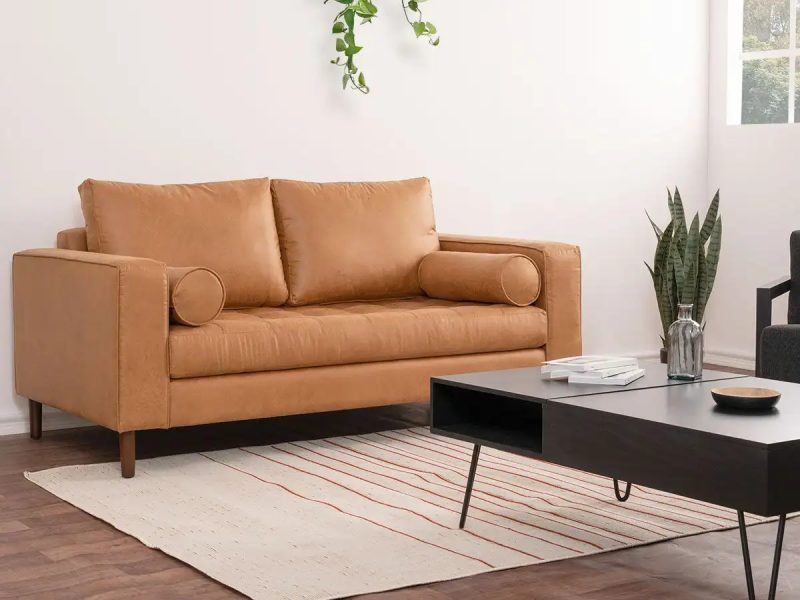 Sofa Băng Bọc Da Đẳng Cấp Cho Phòng Khách SF-433