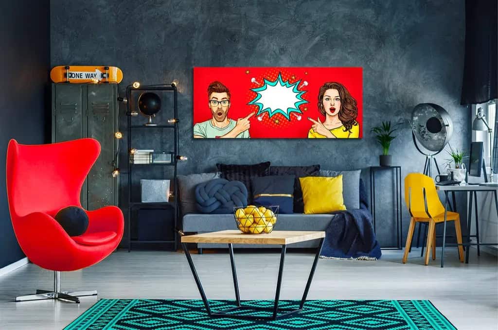 Thiết Kế Nội Thất Phong Cách Pop Art - Phá Cách, Độc Đáo Và Màu Sắc