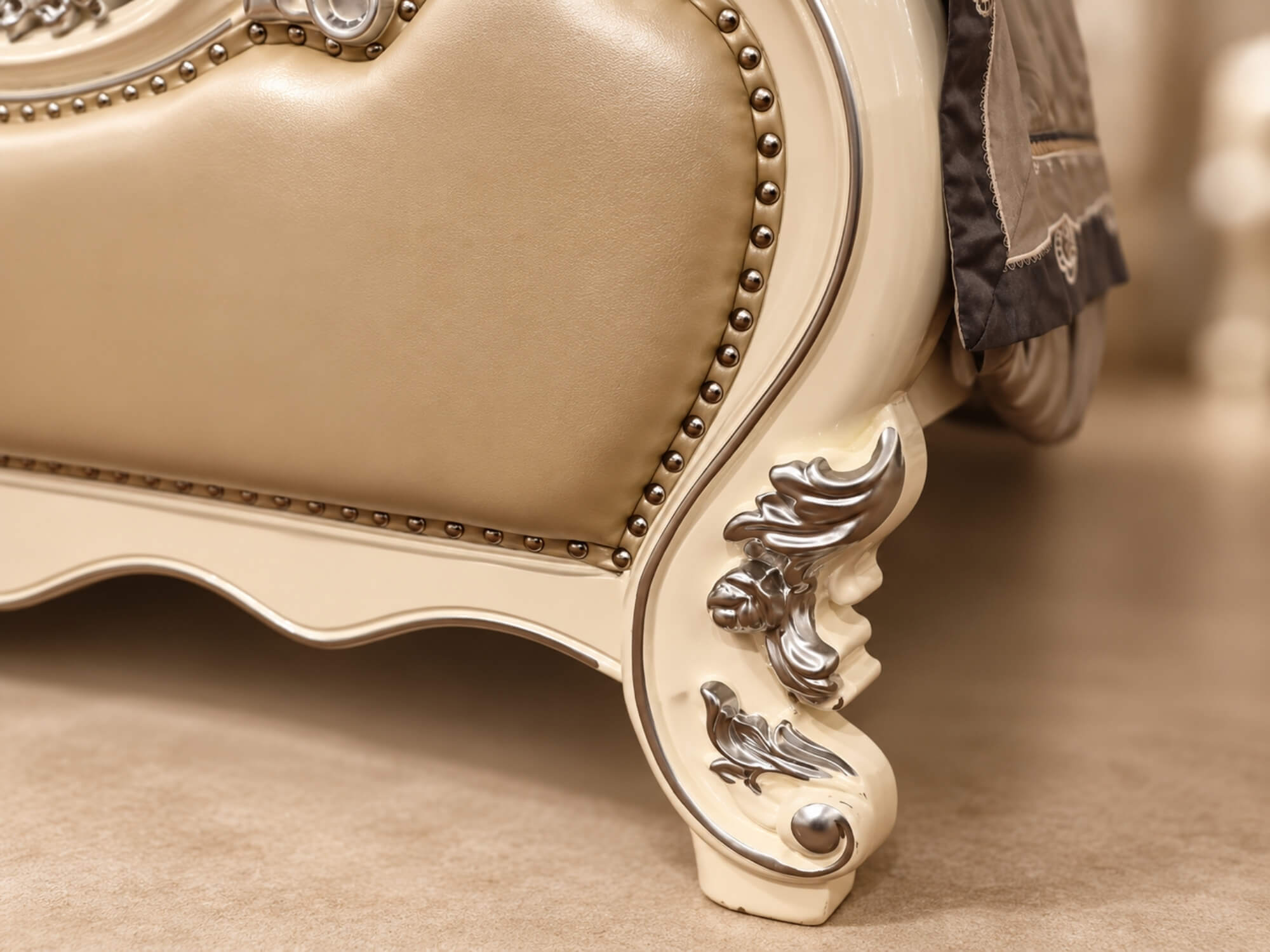 Giường Ngủ PRINCESS ÉLODIE - Giường Tân Cổ Điển Nhập Khẩu 1M8 GIB16-18 - Ảnh 10