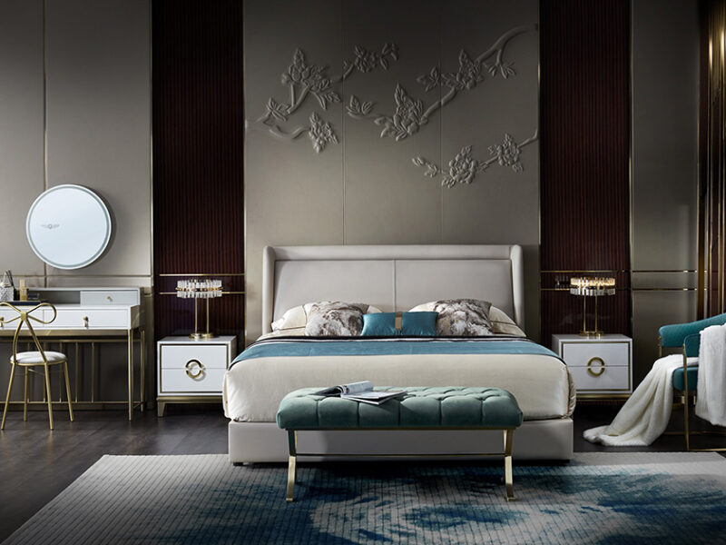 Giường Ngủ Bọc Da GIQF268-18