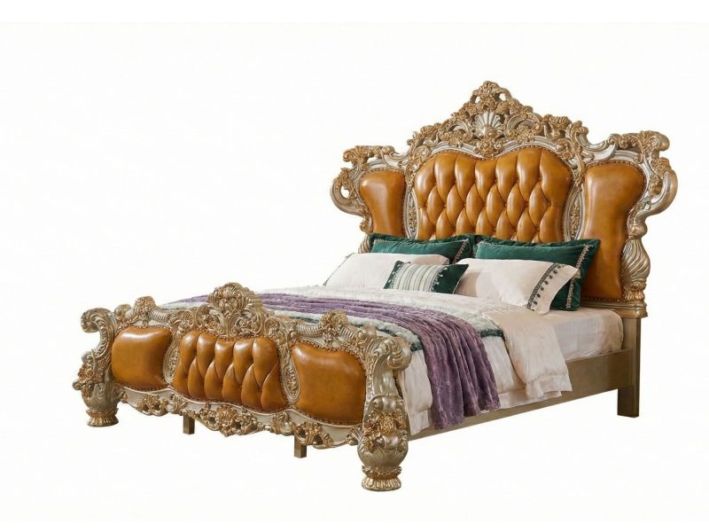 Giường Ngủ Tân Cổ Điển 2M Nhập Khẩu GIB51-20