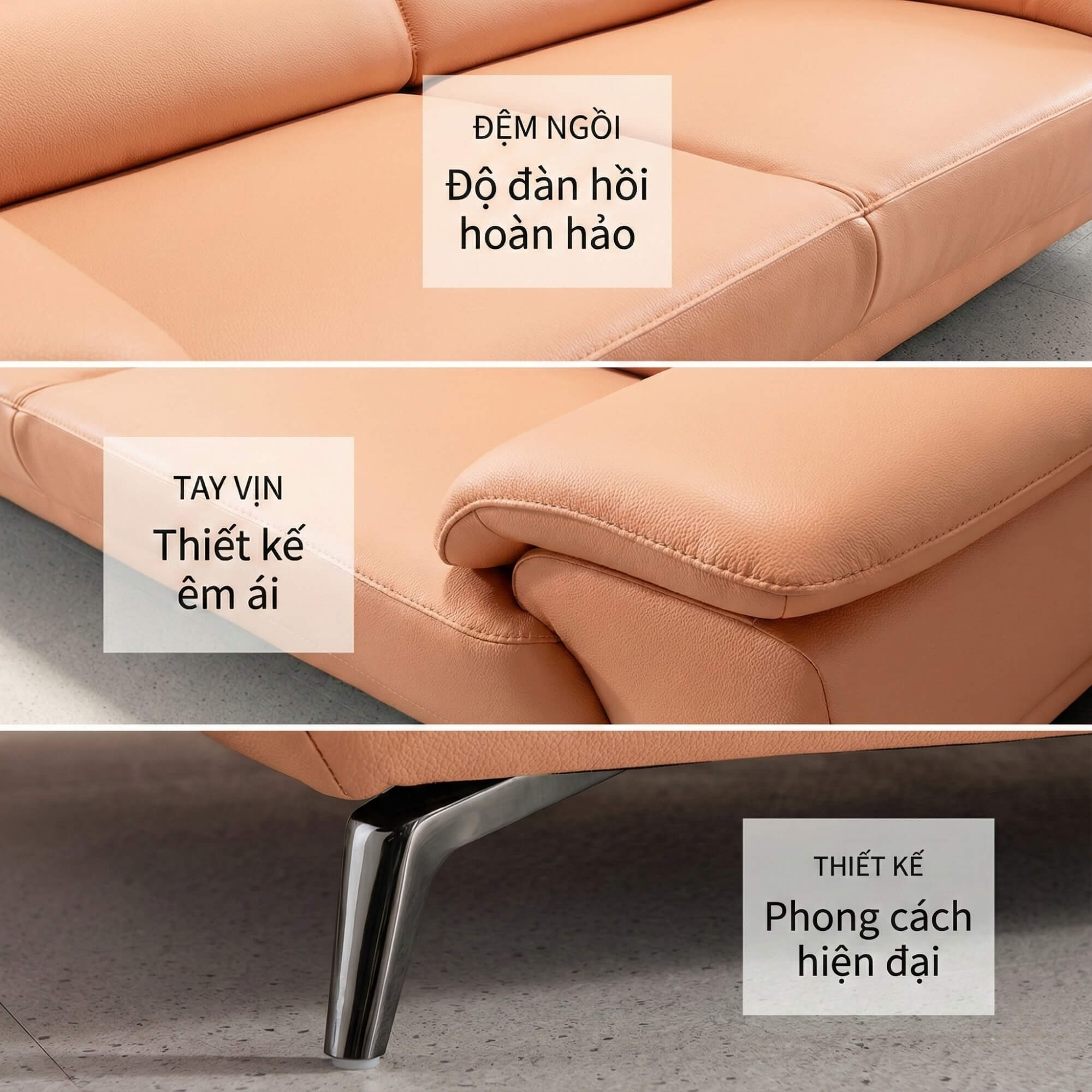 Sofa CONTOUR - Sofa Băng Nhỏ Gọn 2 Chỗ Cho Chung Cư 