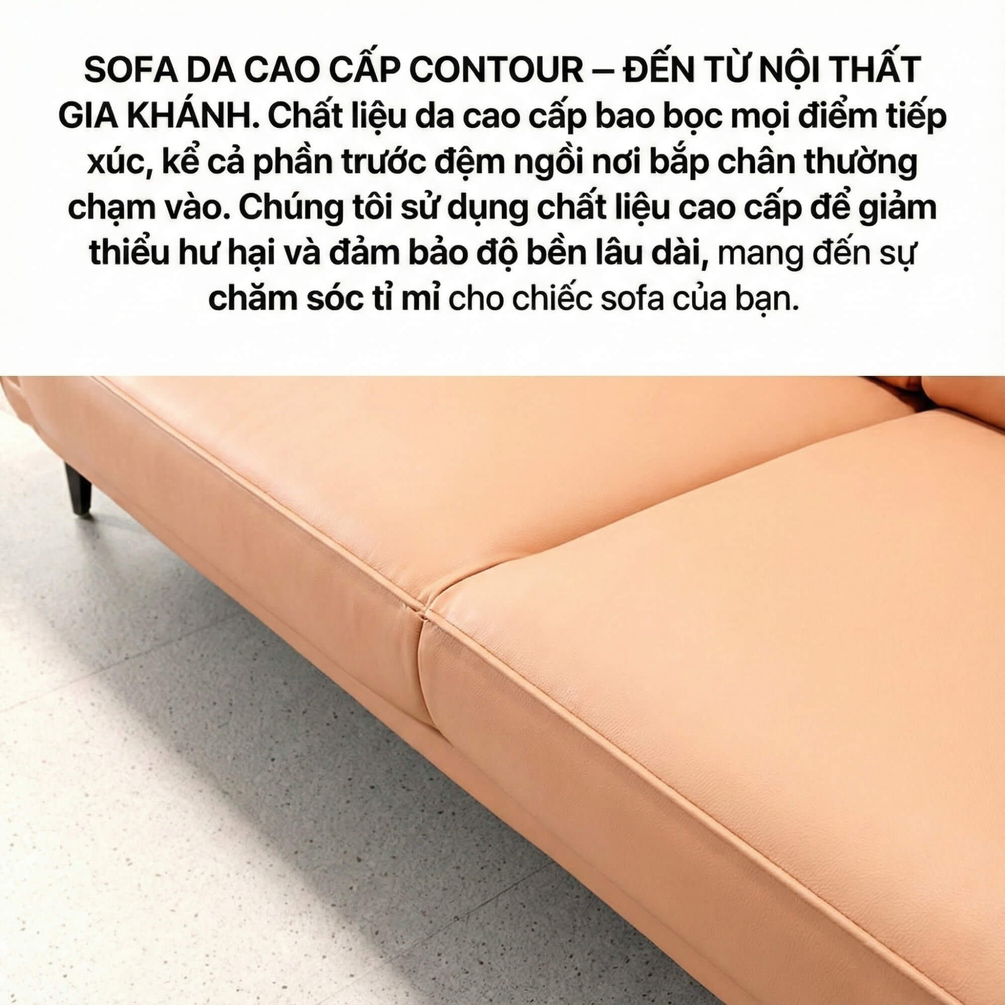 Sofa CONTOUR - Sofa Băng Nhỏ Gọn 2 Chỗ Cho Chung Cư 