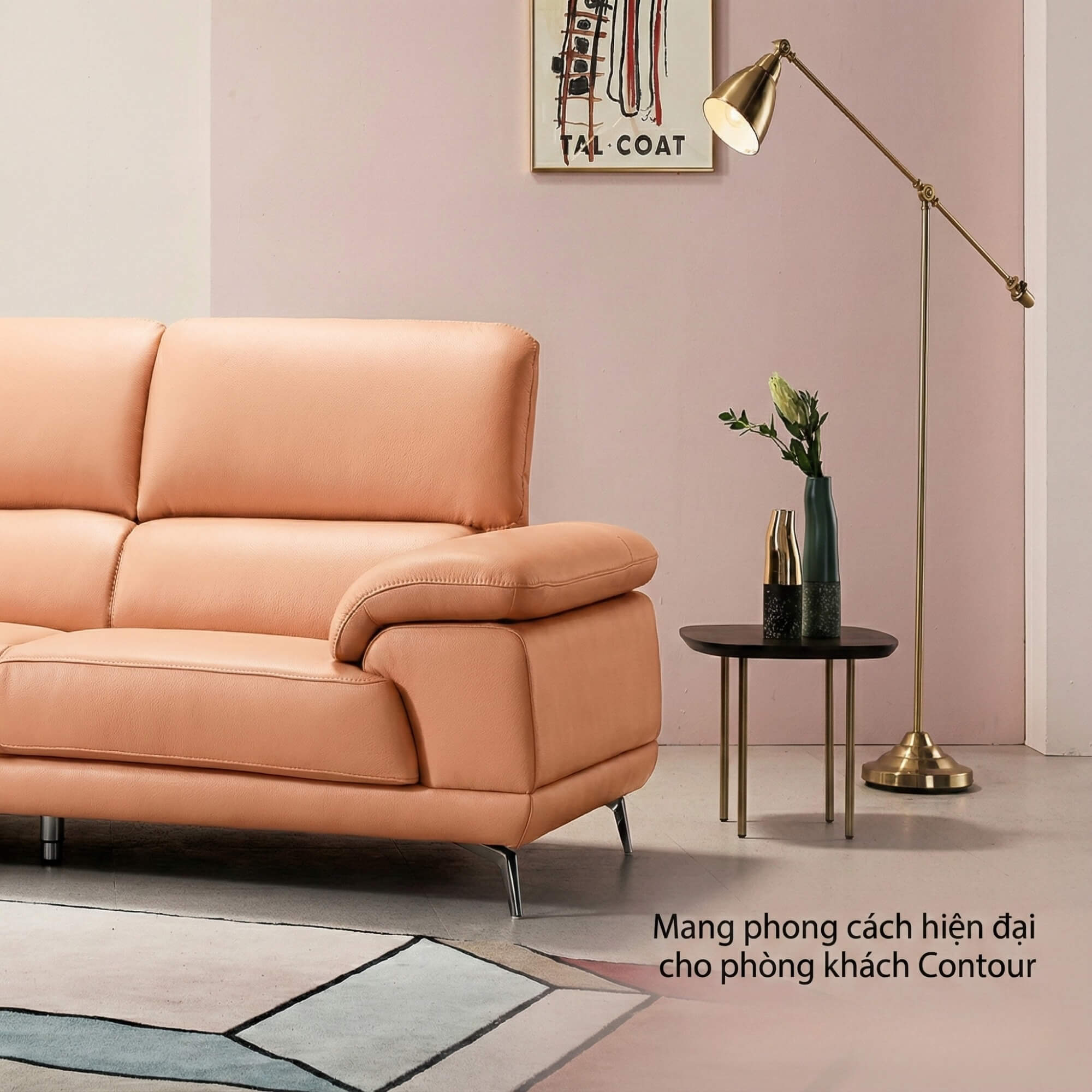 Sofa CONTOUR - Sofa Băng Nhỏ Gọn 2 Chỗ Cho Chung Cư 