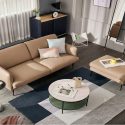 Sofa DELICA – Sofa Da Băng Đôi Cao Cấp Nhỏ Gọn Cho Phòng Khách Mini