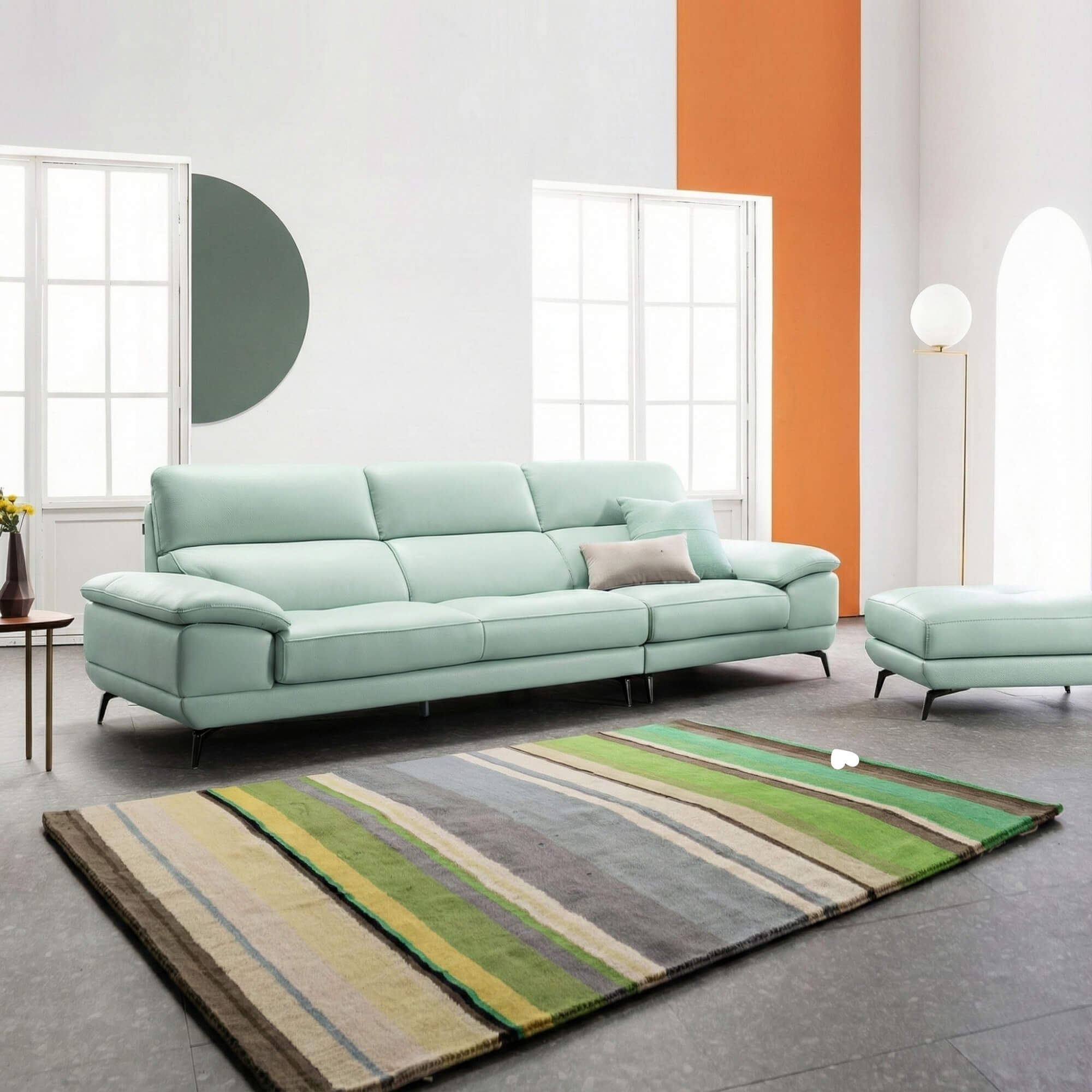 Sofa ELIORA - Sofa Băng Bọc Da Hiện Đại Cho Căn Phòng Ngập Cảm Xúc