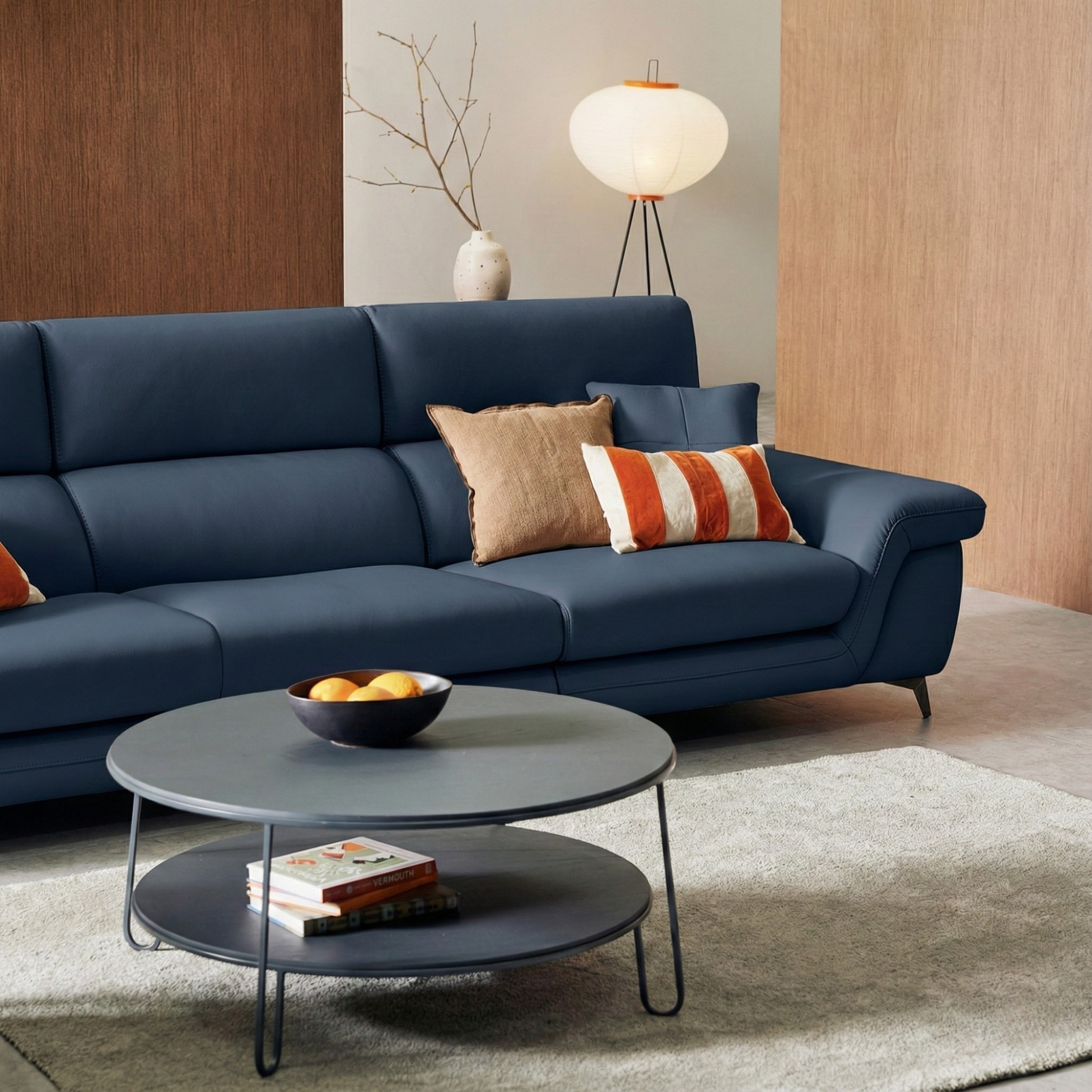 Sofa FLOWEN – Sofa Băng Hiện Đại 4 Chỗ Bọc Da Cao Cấp Êm Ái Thoải Mái 