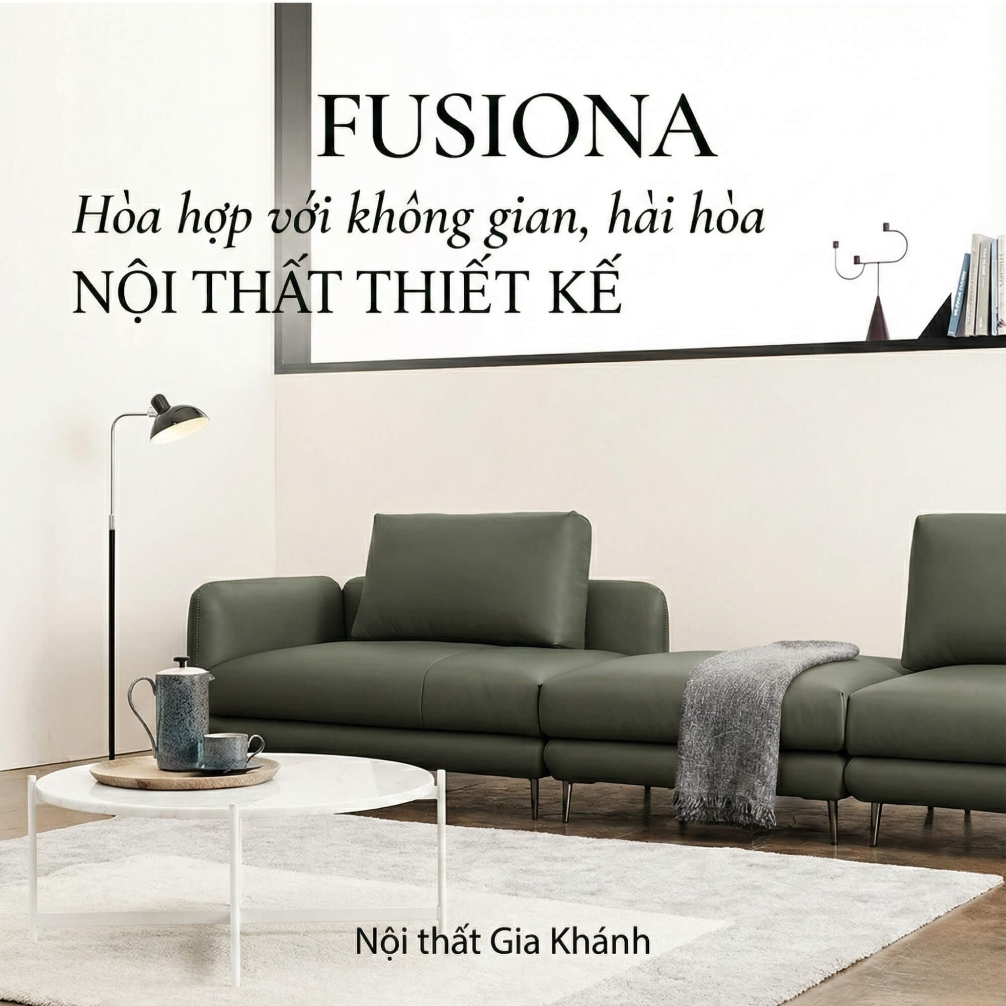 Sofa FUSIONA – Sofa Modular Độc Đáo Cho Lối Sống Trẻ Trung