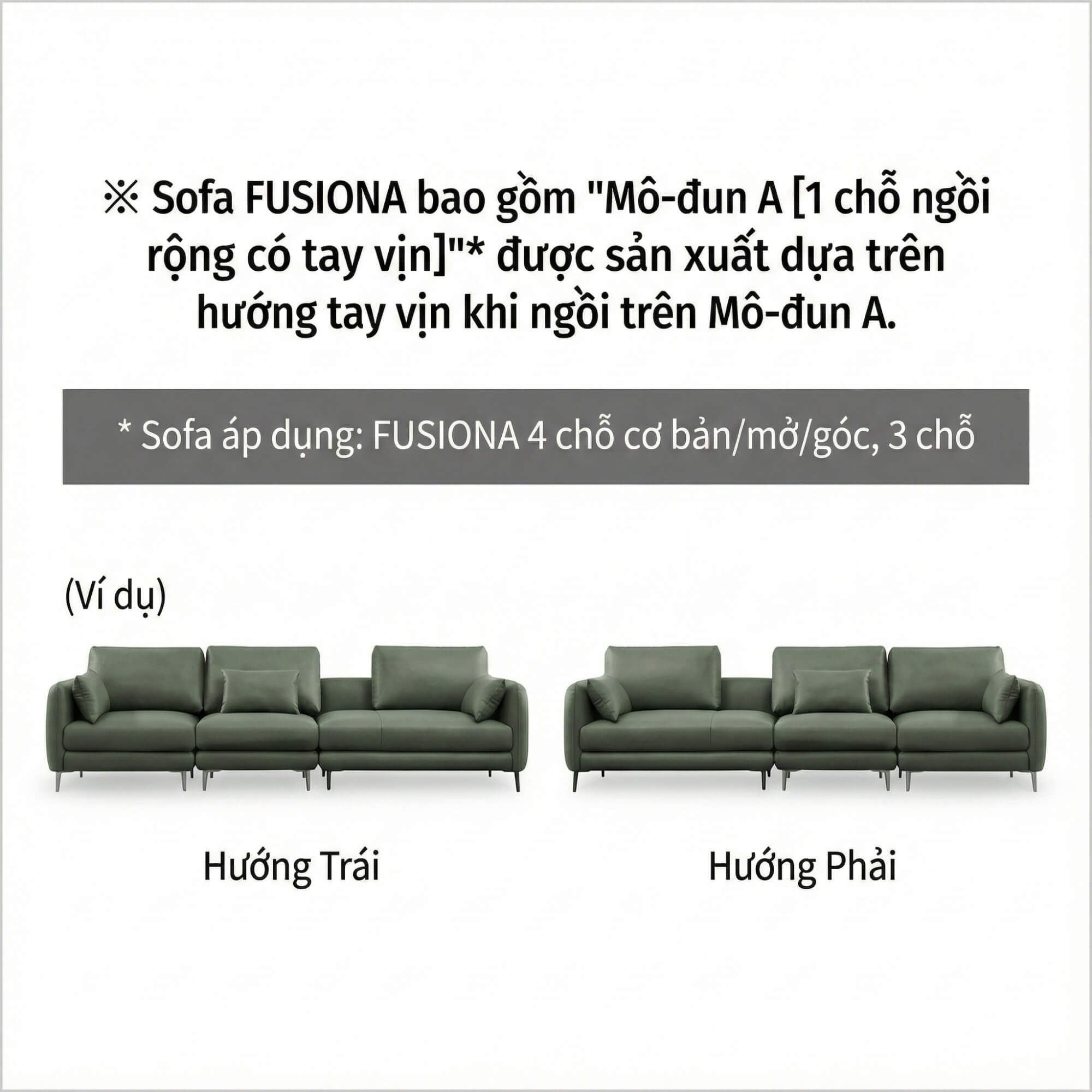 Sofa FUSIONA – Sofa Modular Độc Đáo Cho Lối Sống Trẻ Trung