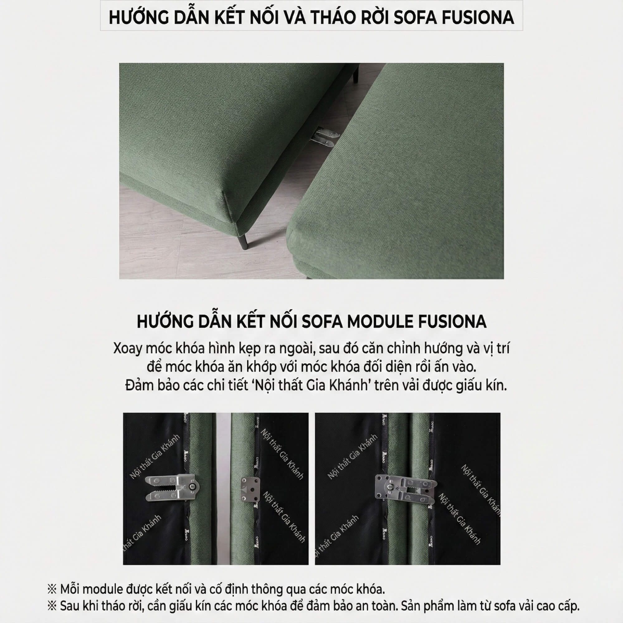Sofa FUSIONA – Sofa Modular Độc Đáo Cho Lối Sống Trẻ Trung