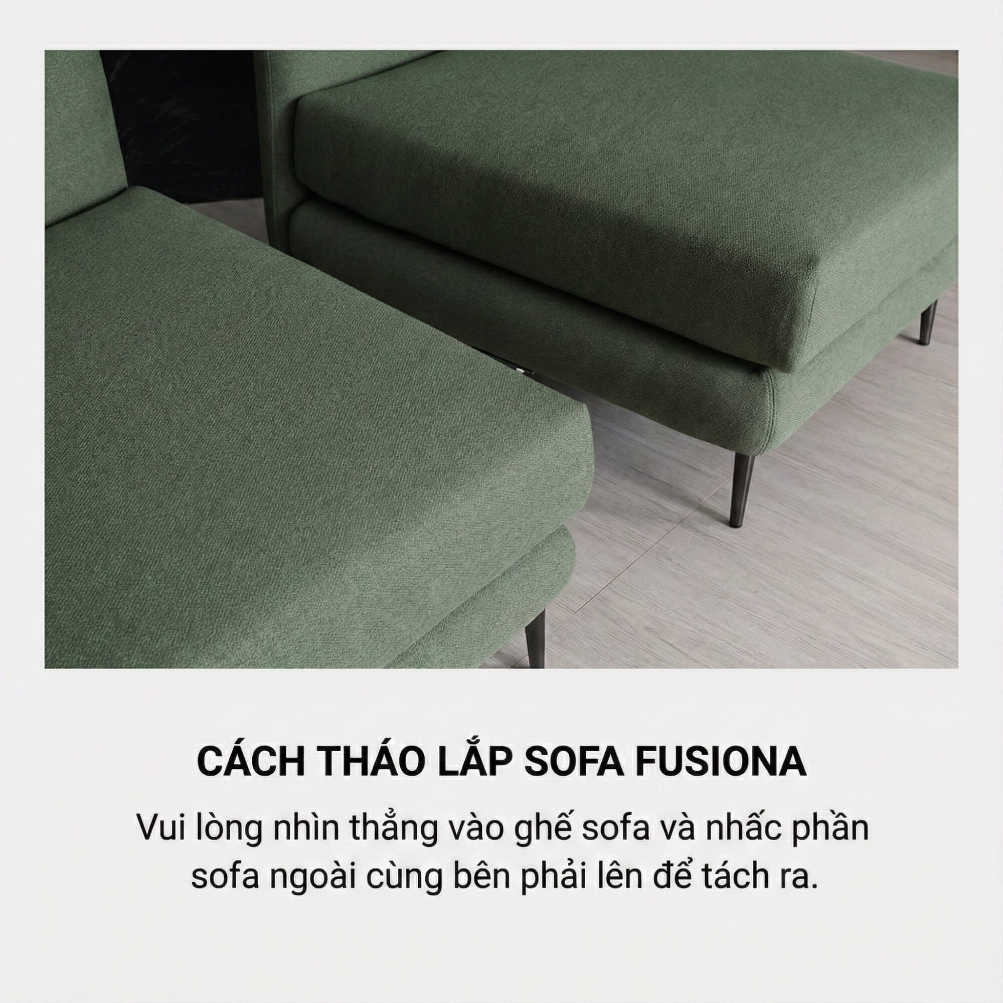 Sofa FUSIONA – Sofa Modular Độc Đáo Cho Lối Sống Trẻ Trung