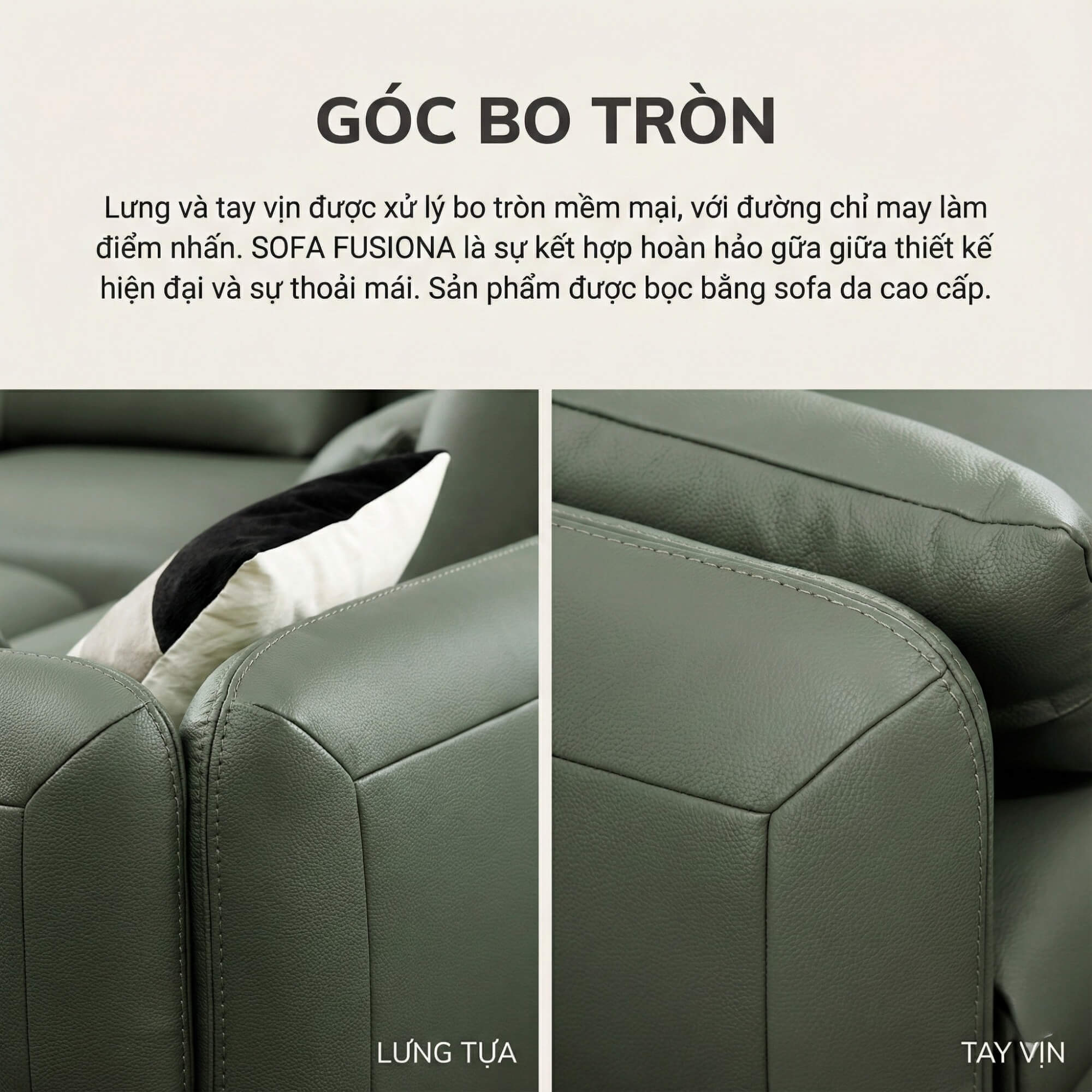 Sofa FUSIONA – Sofa Modular Độc Đáo Cho Lối Sống Trẻ Trung