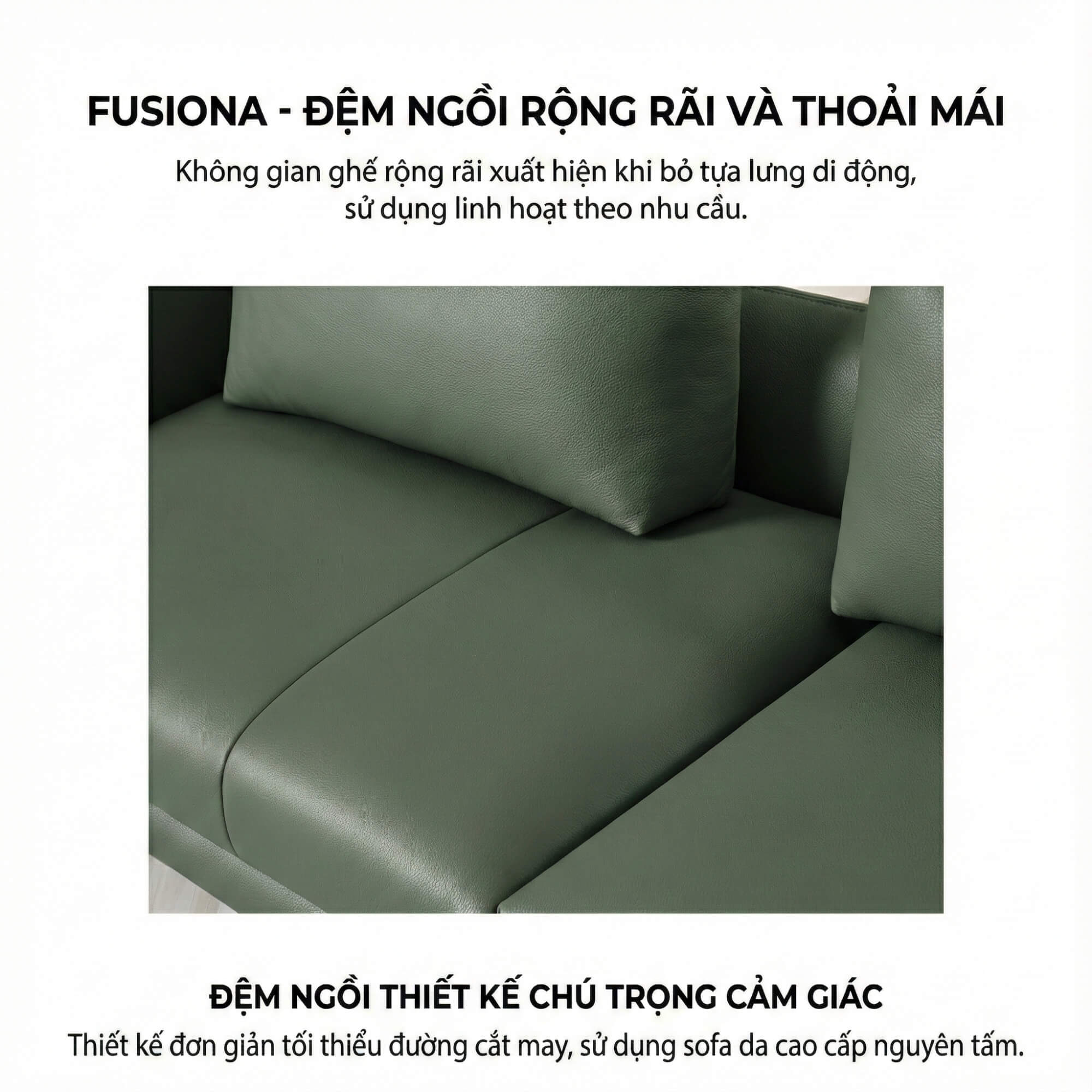 Sofa FUSIONA – Sofa Modular Độc Đáo Cho Lối Sống Trẻ Trung