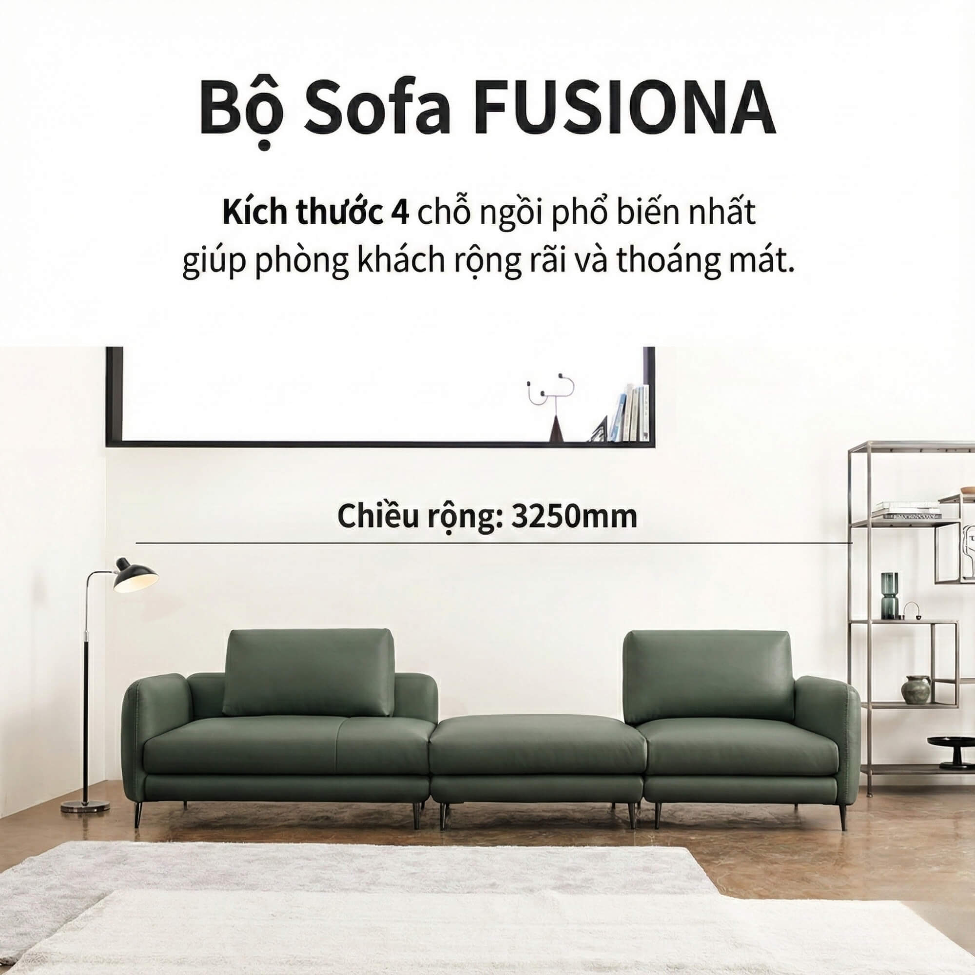 Sofa FUSIONA – Sofa Modular Độc Đáo Cho Lối Sống Trẻ Trung