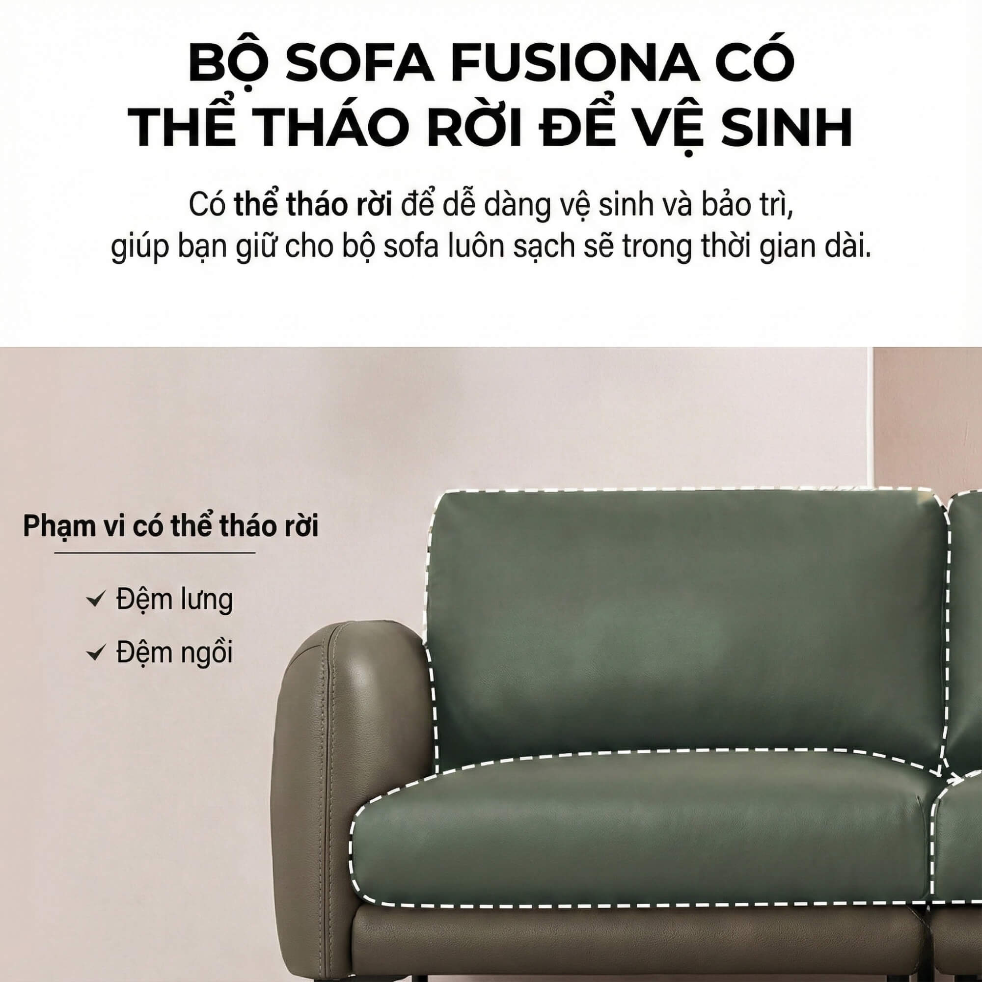Sofa FUSIONA – Sofa Modular Độc Đáo Cho Lối Sống Trẻ Trung