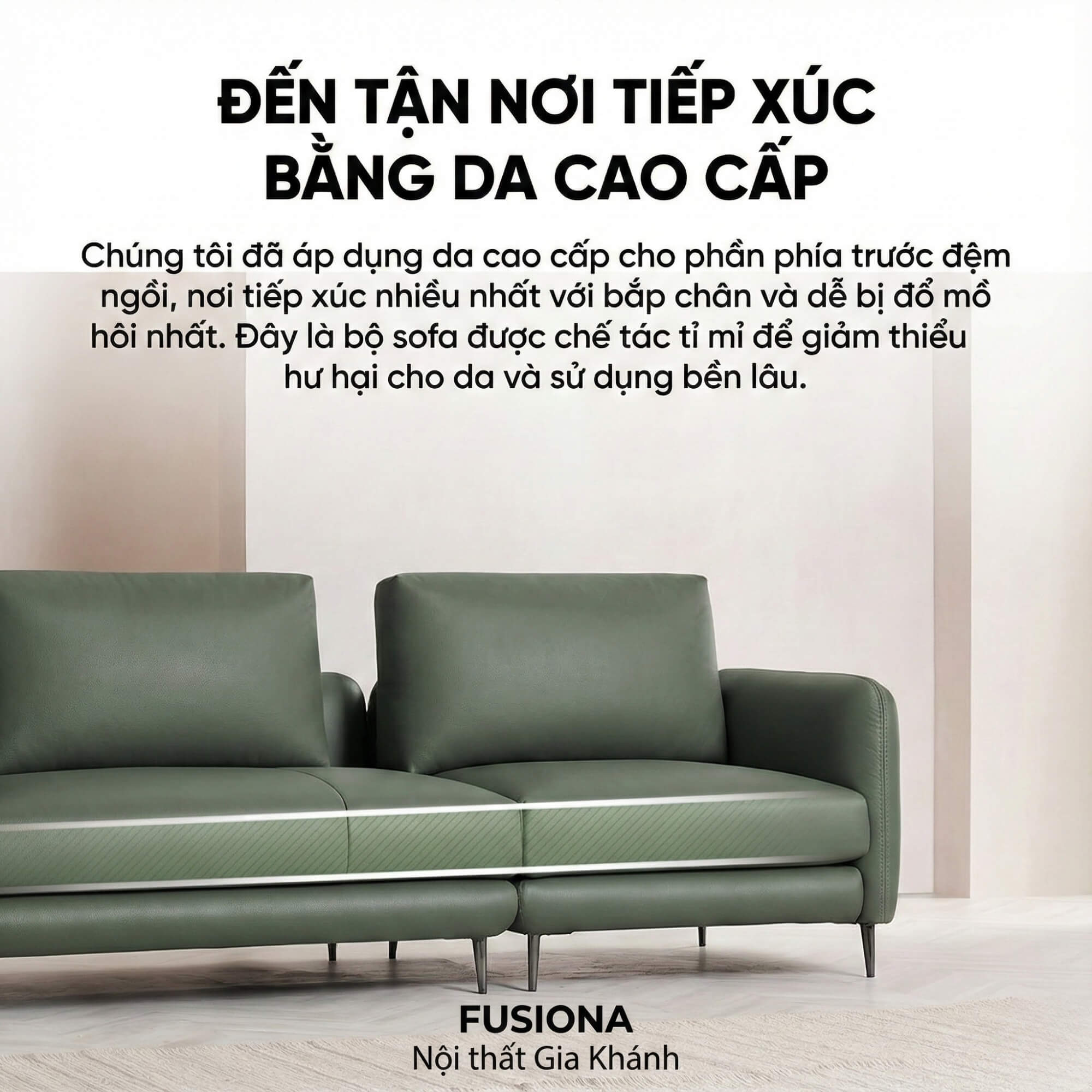 Sofa FUSIONA – Sofa Modular Độc Đáo Cho Lối Sống Trẻ Trung