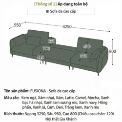 Sofa FUSIONA – Sofa Modular Độc Đáo Cho Lối Sống Trẻ Trung