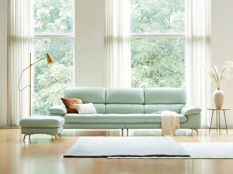 Sofa RELIA – Sofa Da Hiện Đại Dáng Băng Thiết Kế Nghỉ Ngơi Thư Thái