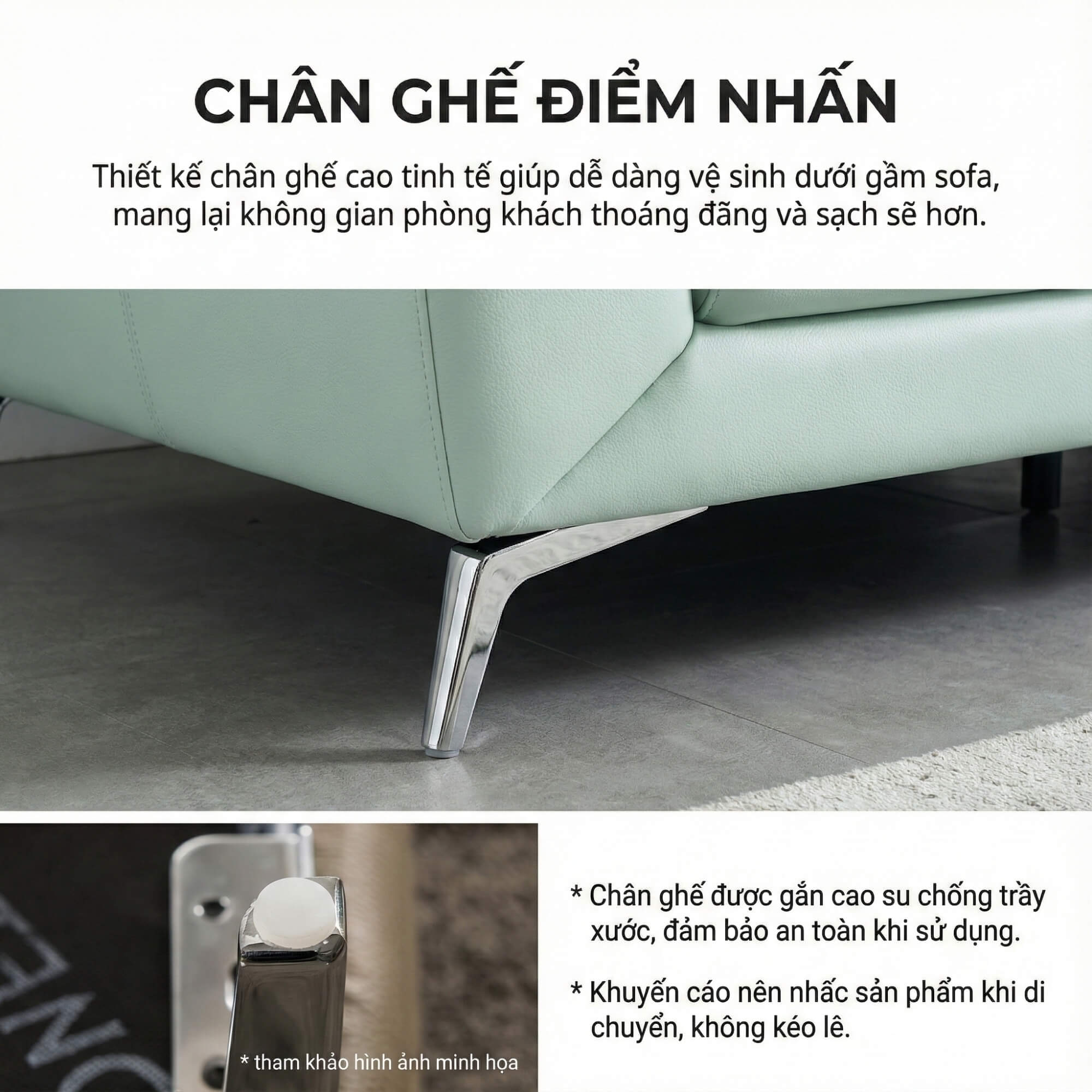 Sofa RELIA – Sofa Da Hiện Đại Dáng Băng Thiết Kế Nghỉ Ngơi Thư Thái 