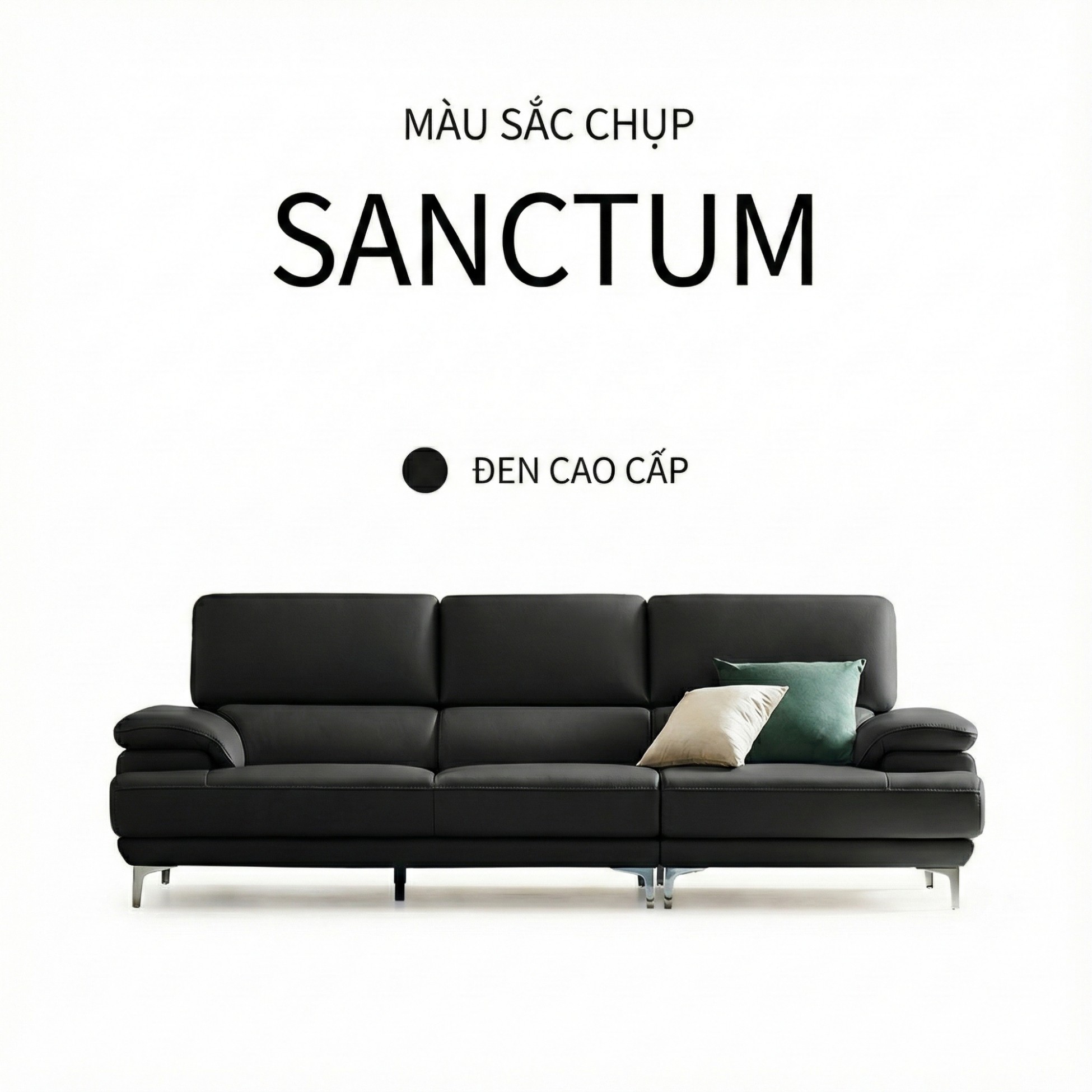Sofa SANCTUM – Sofa Da Cao Cấp Hiện Đại Tối Ưu Sự Êm Ái