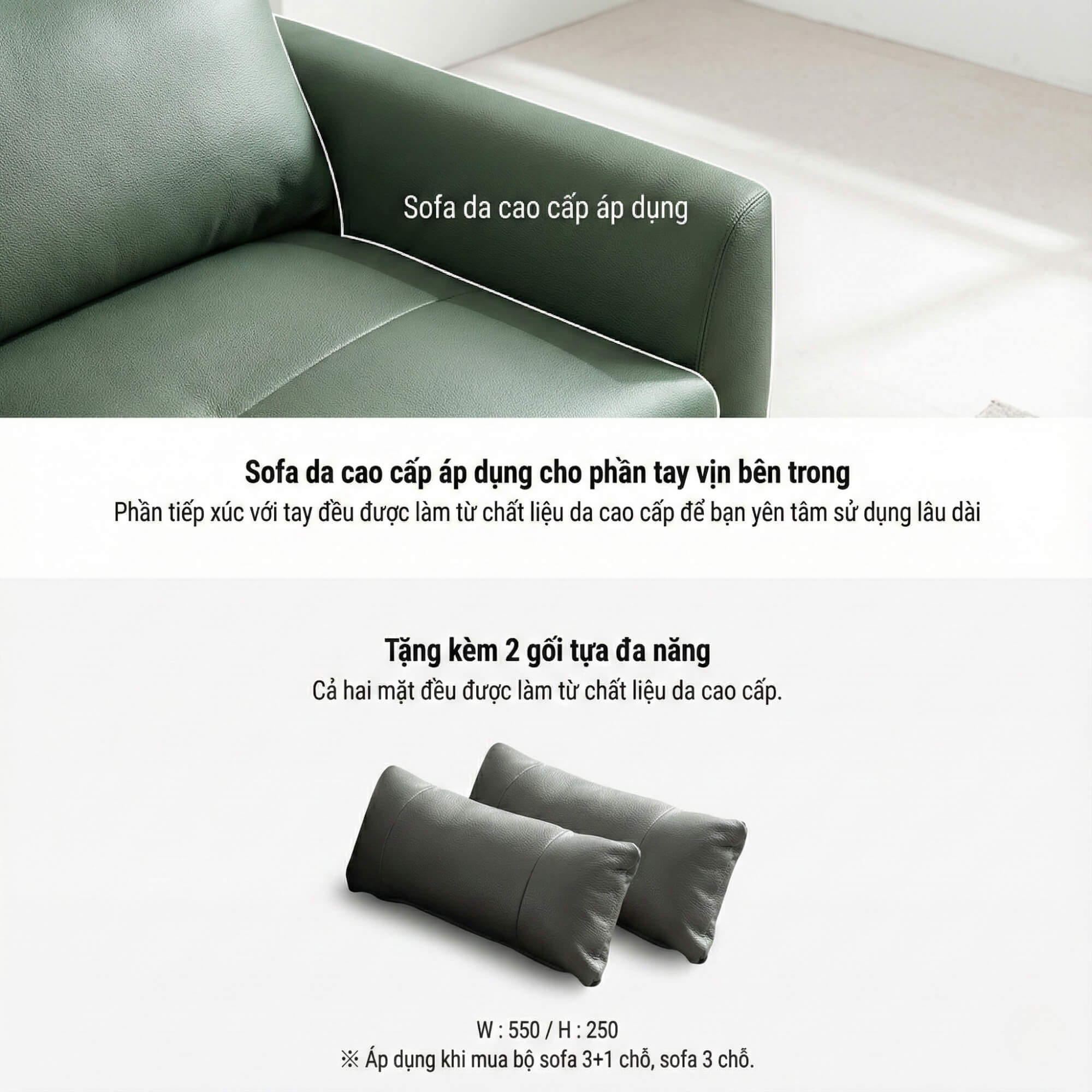 Sofa SPONGY - Sofa Băng 2 Chỗ Nhỏ Gọn Và Êm Ái