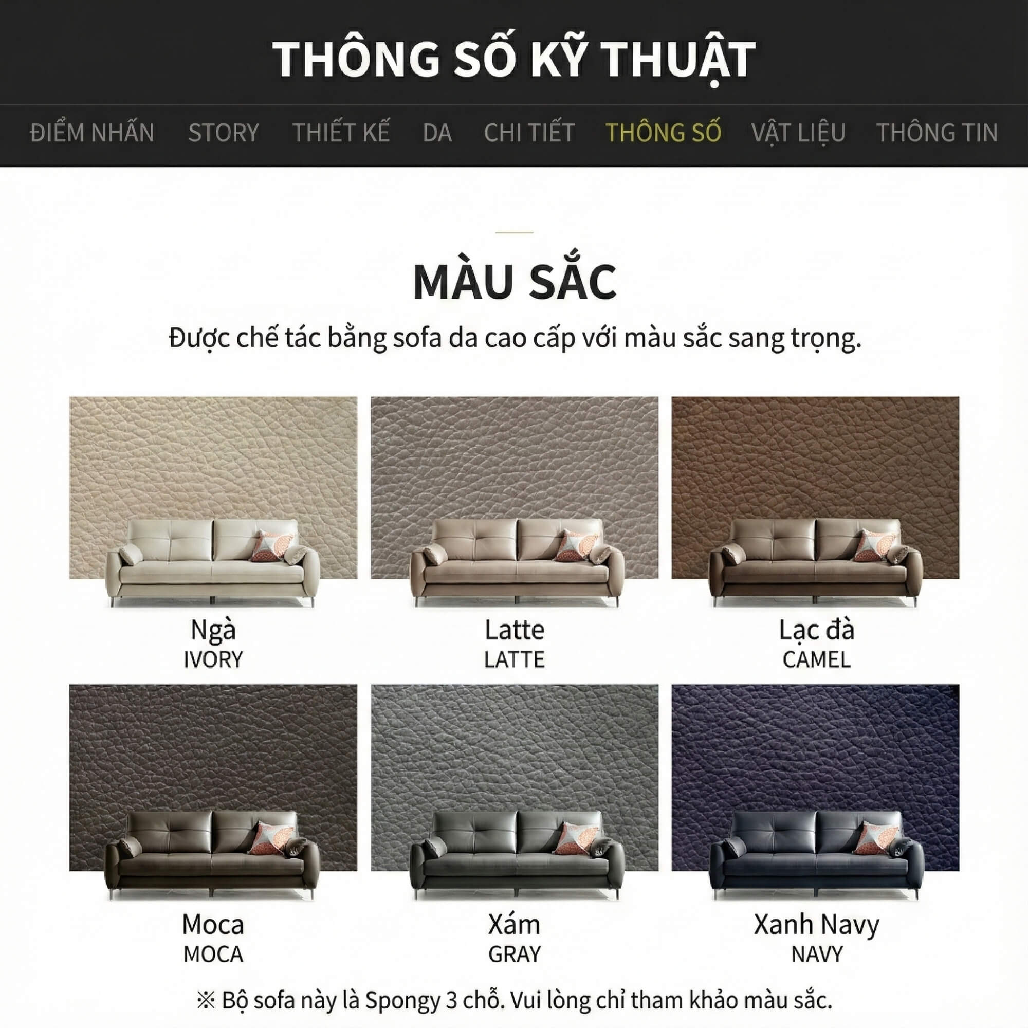 Sofa SPONGY - Sofa Băng 2 Chỗ Nhỏ Gọn Và Êm Ái