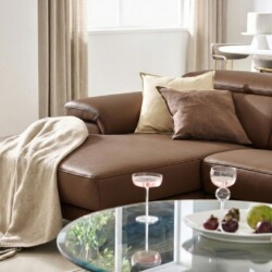 Sofa TEDDY – Sofa Hiện Đại Bọc Da Cao Cấp Thiết Kế Tinh Tế Êm Ái