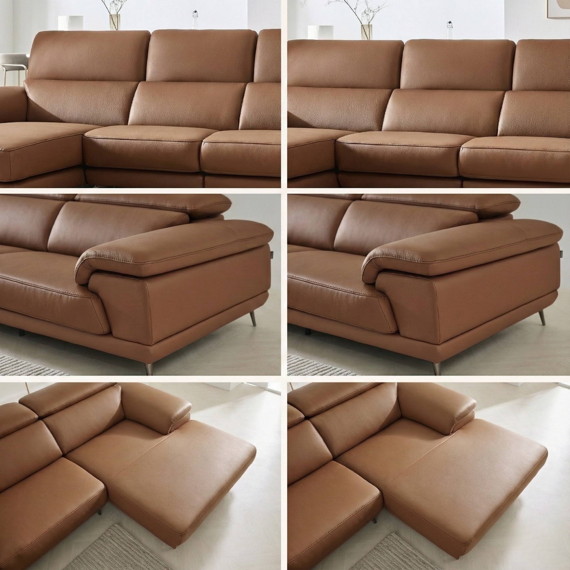 Sofa TEDDY – Sofa Hiện Đại Bọc Da Cao Cấp Thiết Kế Tinh Tế Êm Ái