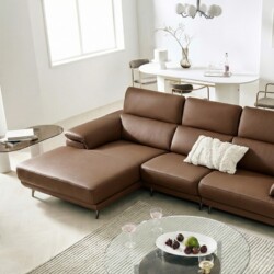 Sofa TEDDY – Sofa Hiện Đại Bọc Da Cao Cấp Thiết Kế Tinh Tế Êm Ái