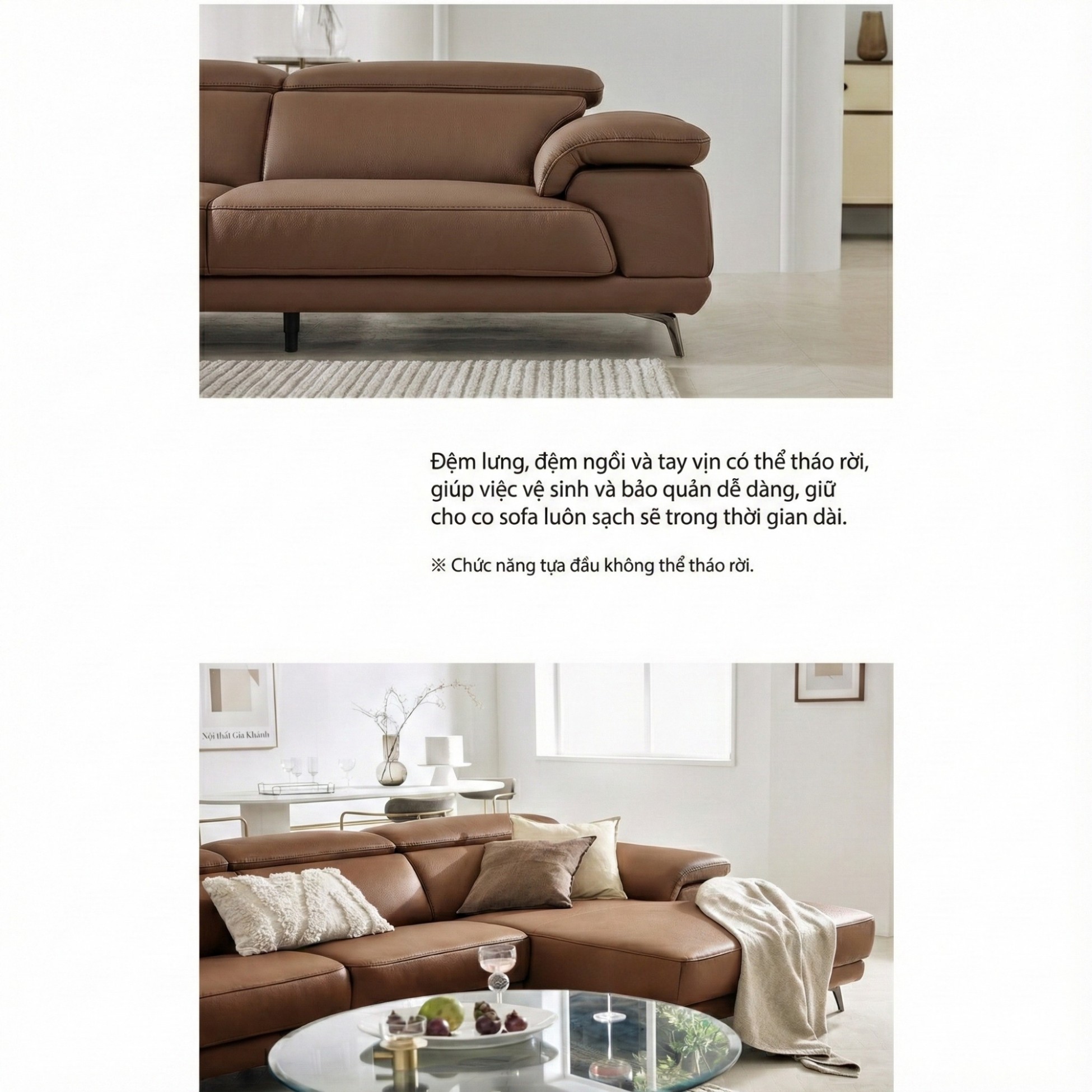 Sofa TEDDY – Sofa Hiện Đại Bọc Da Cao Cấp Thiết Kế Tinh Tế Êm Ái